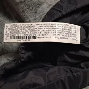 Zara Furry Hooded Coat