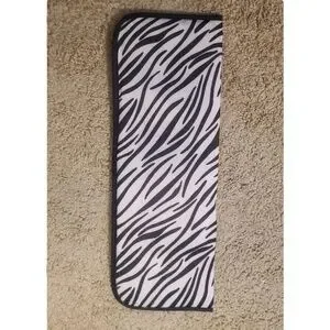 Zebra Print Curling Iron Holder Flat Iron Case Women's