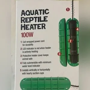 Zilla 2 Pack- Aquatic Reptile Heaters 100 Watts For Terrariums Up To 40 Gallons