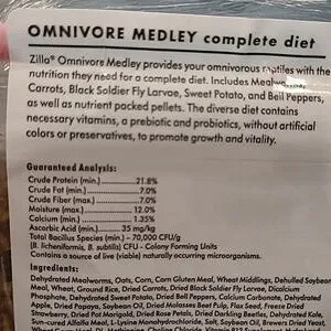 Zilla Omnivore Medley 4oz