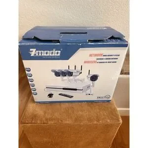 Zmodo Video Security System 4 Wireless Cameras‎ W/Night Vision ZMD KNS4 IASFZ4ZN