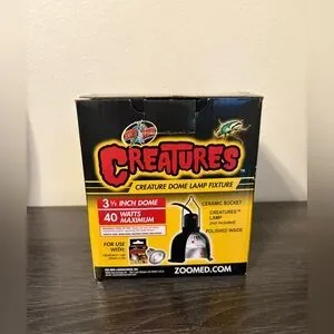Zoo Med Creatures 40w Dome Lamp Fixture