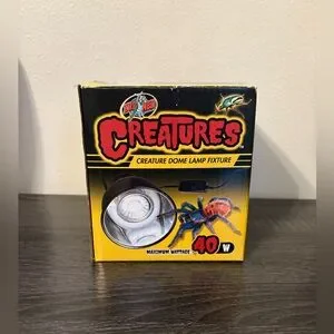 Zoo Med Creatures 40w Dome Lamp Fixture